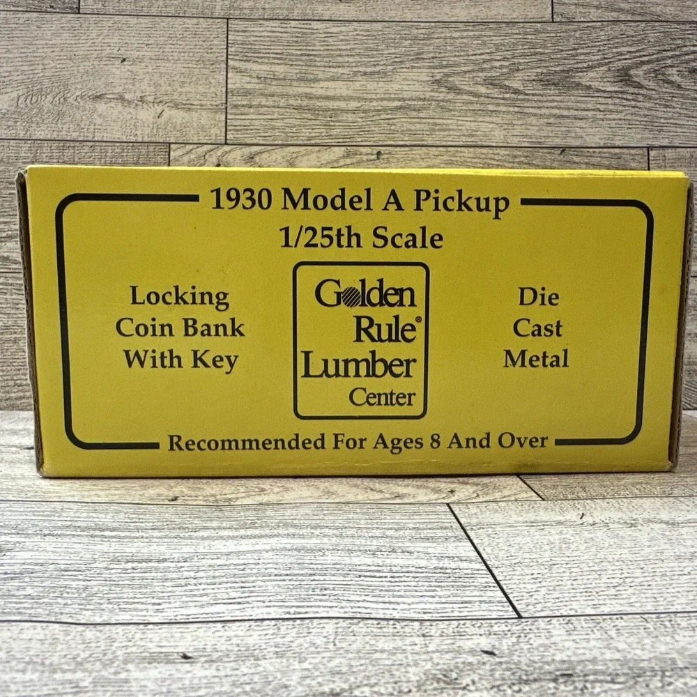 GOLDEN RULE 1930 Model A Pickup Die Cast Coin Bank‎ #1054